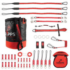 GRIPPS 40-Tool Tether Kit with Bull Bag and Bolt-Safe Pouch