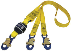 Force2 Shock Absorbing Lanyards Kernmantle Rope Double Tail 2.0m overall length - alt2 (Z12202525R)