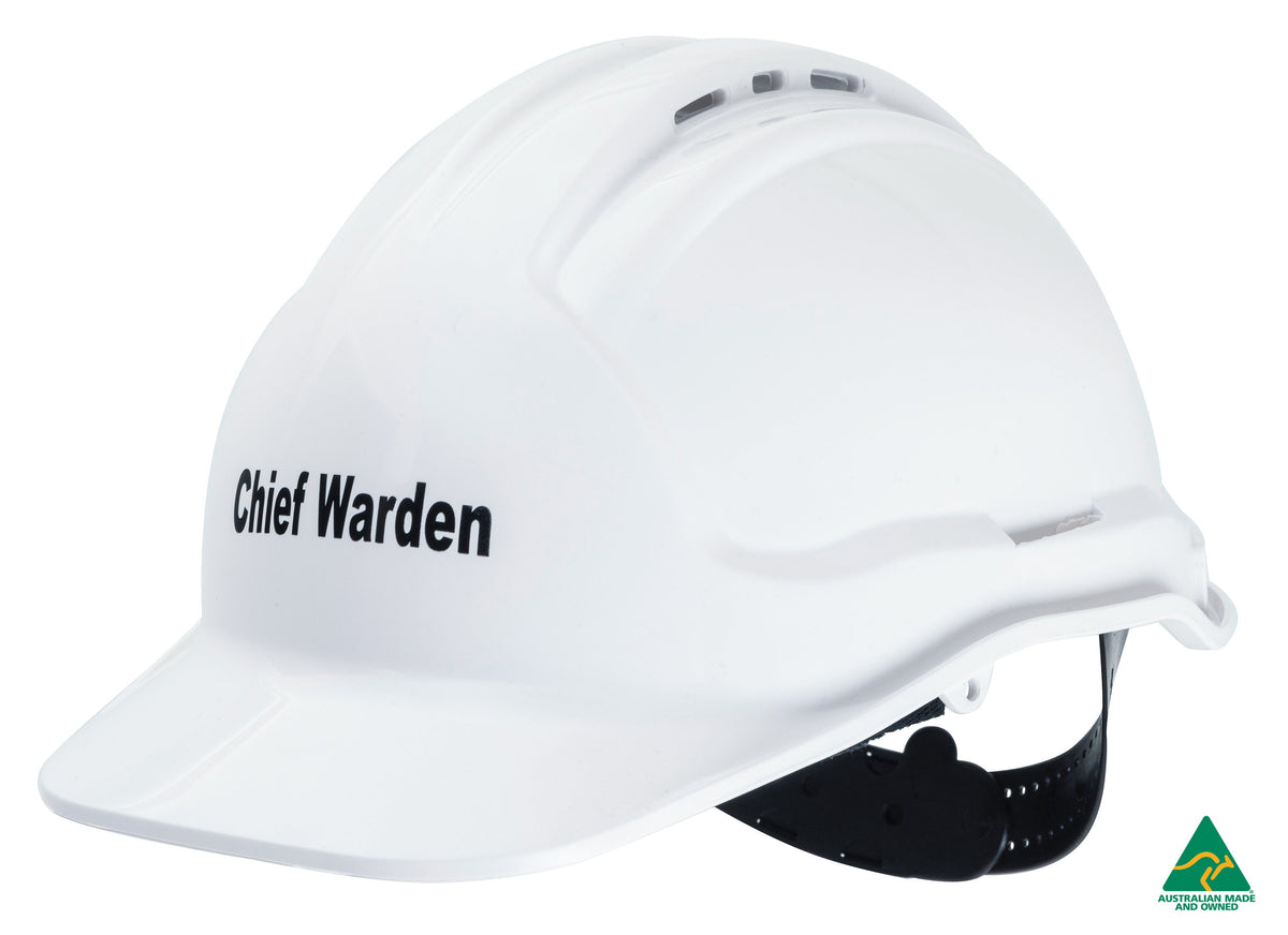 Tuffa Chief Warden White Hardhat