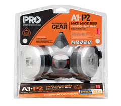 ProChoice TRADIES KIT Assembled Half Masks with A1P2 Cartridges in Blister Pack (HMA1P2)