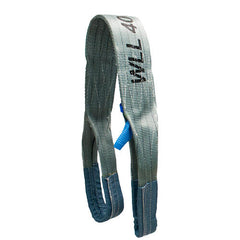 Austlift Flat Web Sling 4T Core Grey