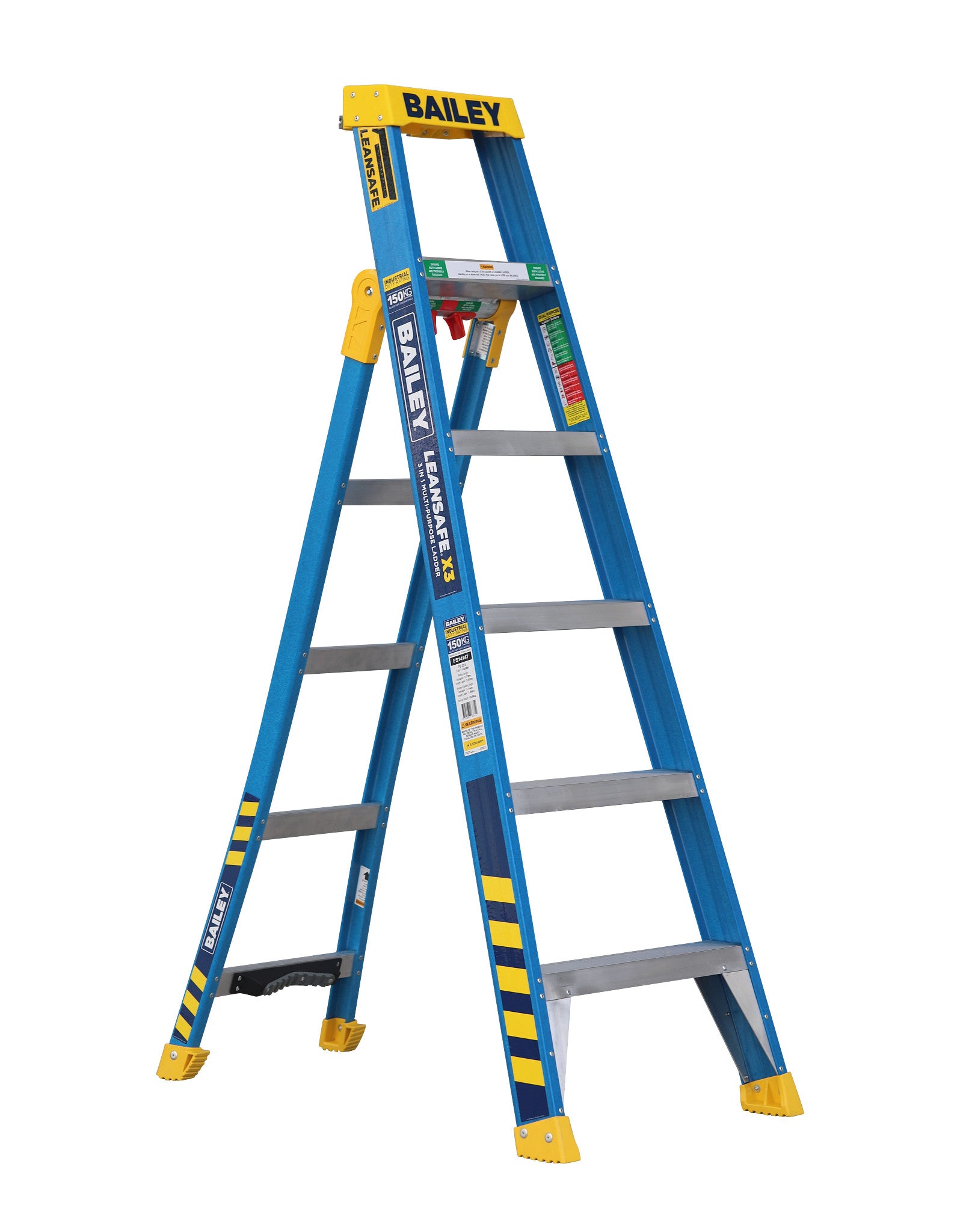 Bailey Ladders Fiberglass X3 150KG 6 1.8M