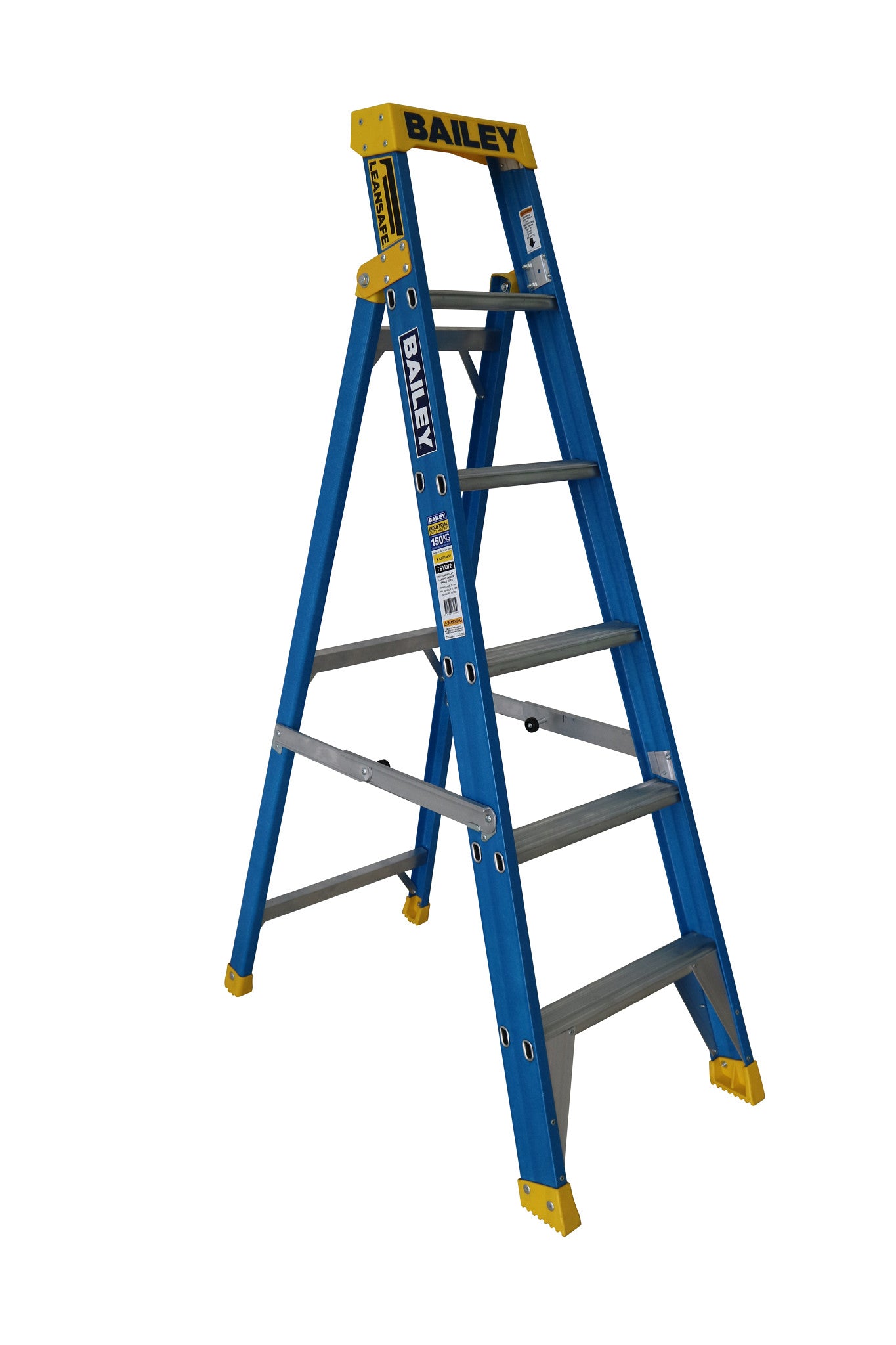 Bailey Ladders Pro Fibreglass Leansafe 6 150kg Industrial Punchlock - 1.8m
