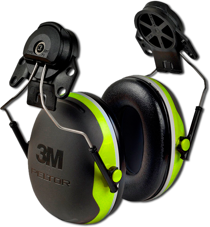 3M PELTOR Helmet Attached Earmuff X4P3GS, Includes E Attachment