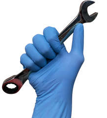 TGC (Box of 50) Heavy Duty Blue Nitrile Disposable Gloves