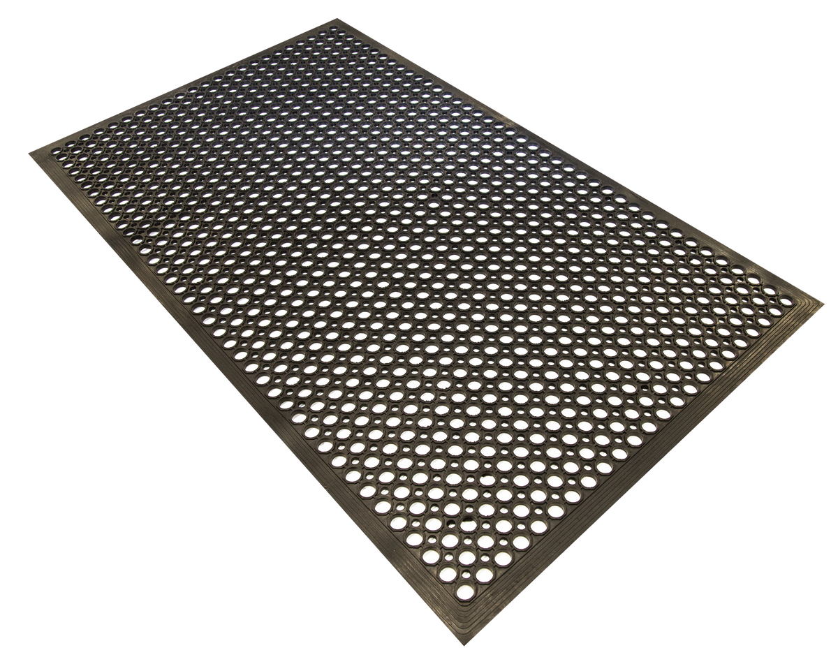 3M Safety-Walk Economy Safety Mat 1000, Black, 910 mm x 1520 mm x 13 mm