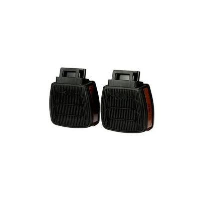 3M Secure Click Gas and Vapour Cartridge A2 with Dual Flow (pair) (D8055)