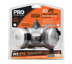 ProChoice TRADIES KIT Assembled Half Masks with A1P2 Cartridges in Blister Pack (HMA1P2)