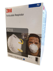 3M P2 Cupped Particulate Influenza Respirator (8210) PK=20