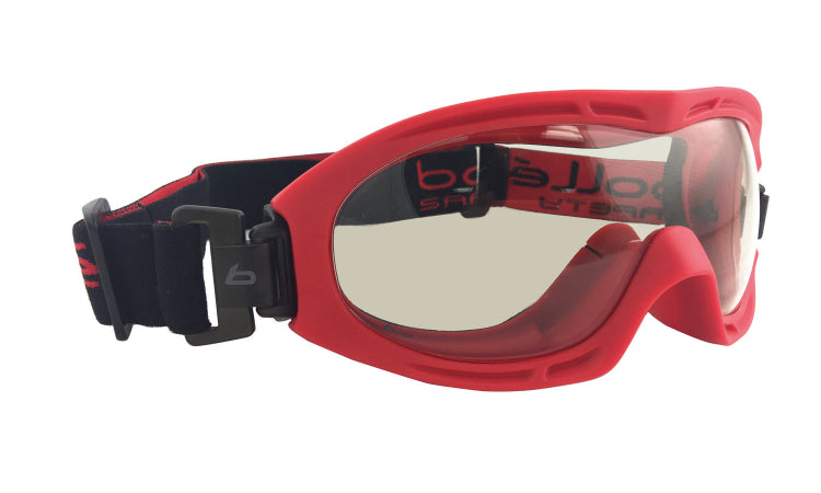 Bolle Safety Goggles BACKDRAFT Red Fire Platinum