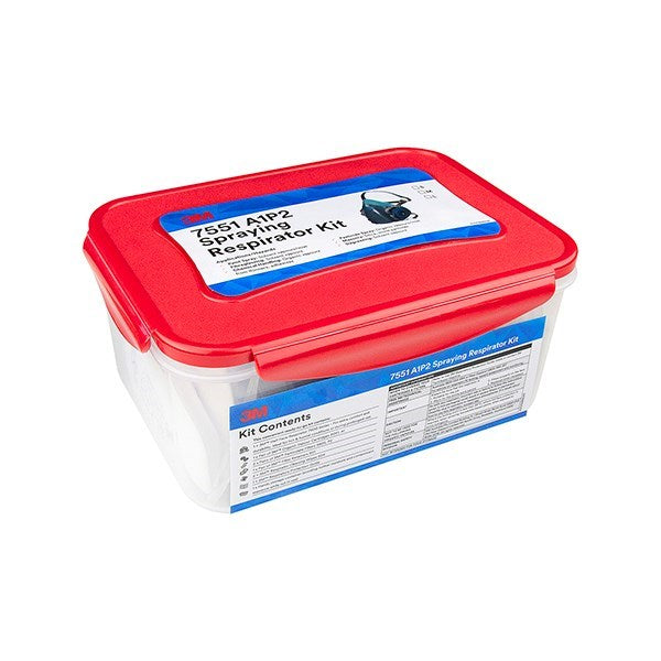 LARGE 3M Spraying Respirator Kit- A1P2 (7551) (7551-LARGE)