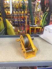 Beaver Brake Hand Winch Lift 600kg Pulling 1200kg 24m Stainless Steel Rope (Bhw2600r)