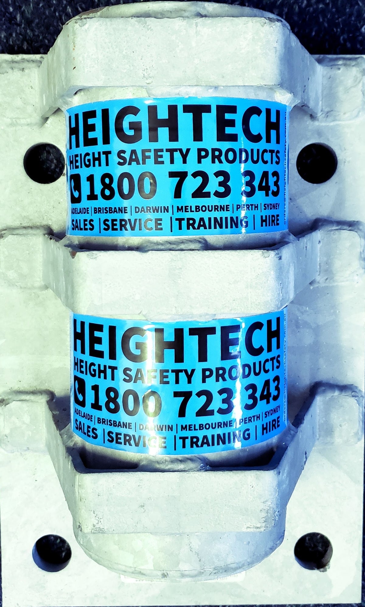 Wall mounted plate/sleeve, galvanized steel
