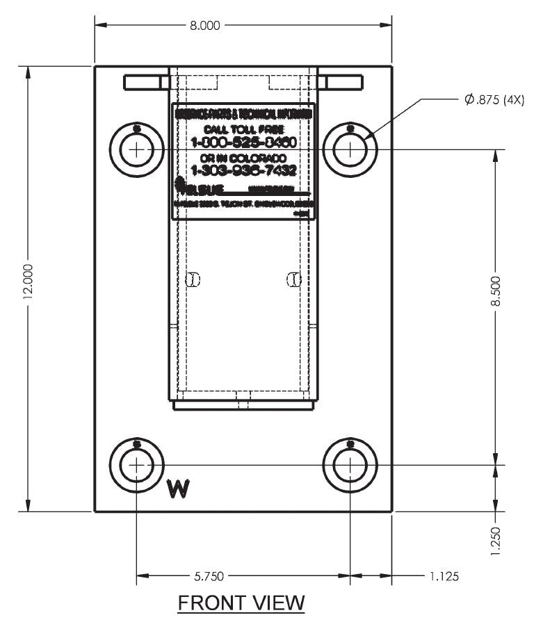 Wall mounted plate/sleeve, stainless steel