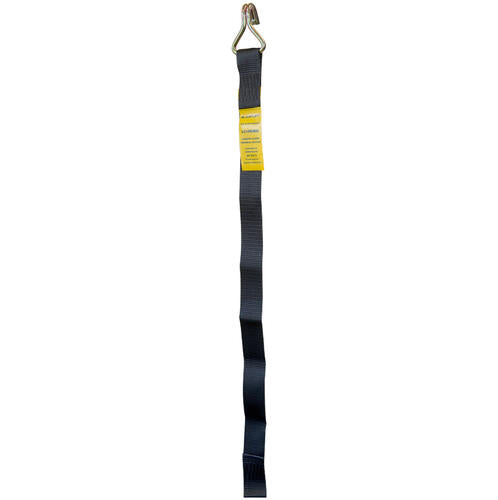 Austlift Tautliner Strap (Black) with Double J Hook 44mmx850mm LC 1000KG