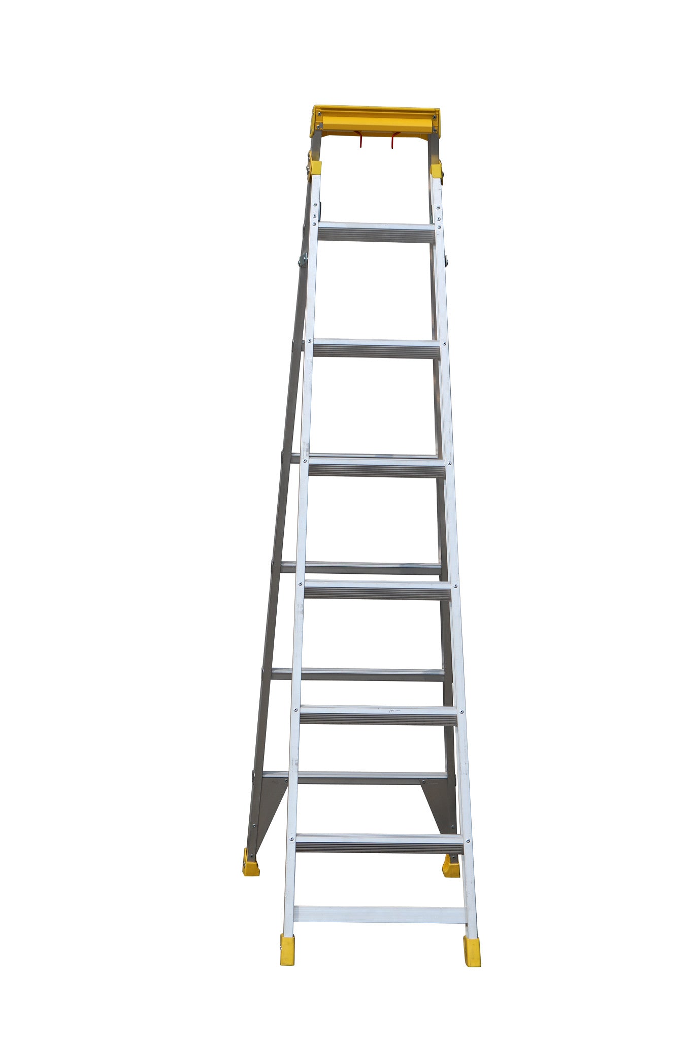 Bailey Ladders Pro Aluminium Dual Purpose 7 150kg Industrial Punchlock - 2.1m/3.8m