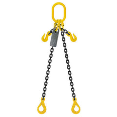 Austlift Grade 80 Chain Sling 10mm 2leg Effective Length C/W Clevis Type Grab Shortner And Clevis Self Locking Hook Tested