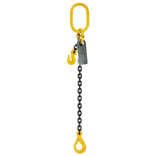 Austlift Grade 80 Chain Sling 16mm 1leg Effective Length C/W Clevis Type Grab Shortner And Clevis Self Locking Hook Tested