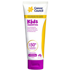 Aero Healthcare CANCER COUNCIL SPF50+ Kids Sunscreen Tube 110mL (Carton of 24 Tube/1)