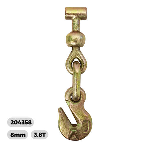 Austlift RTD Tail piece Grab Hook - 8mm/LC3800kg