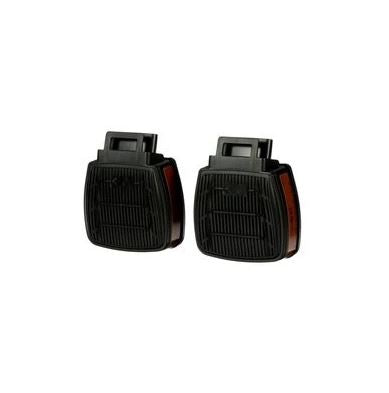 3M Secure Click Gas and Vapour Cartridge A1 with Dual Flow (pair) (D8051)