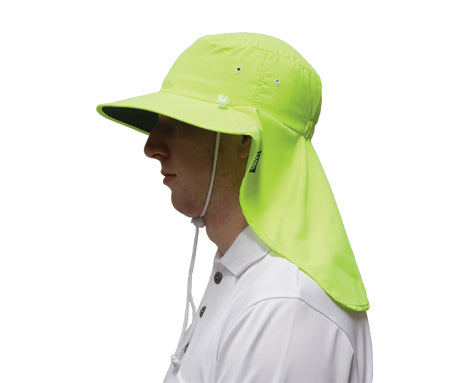 M-L HI VIS YELLOW Tammin Broad Brim Sun Hat