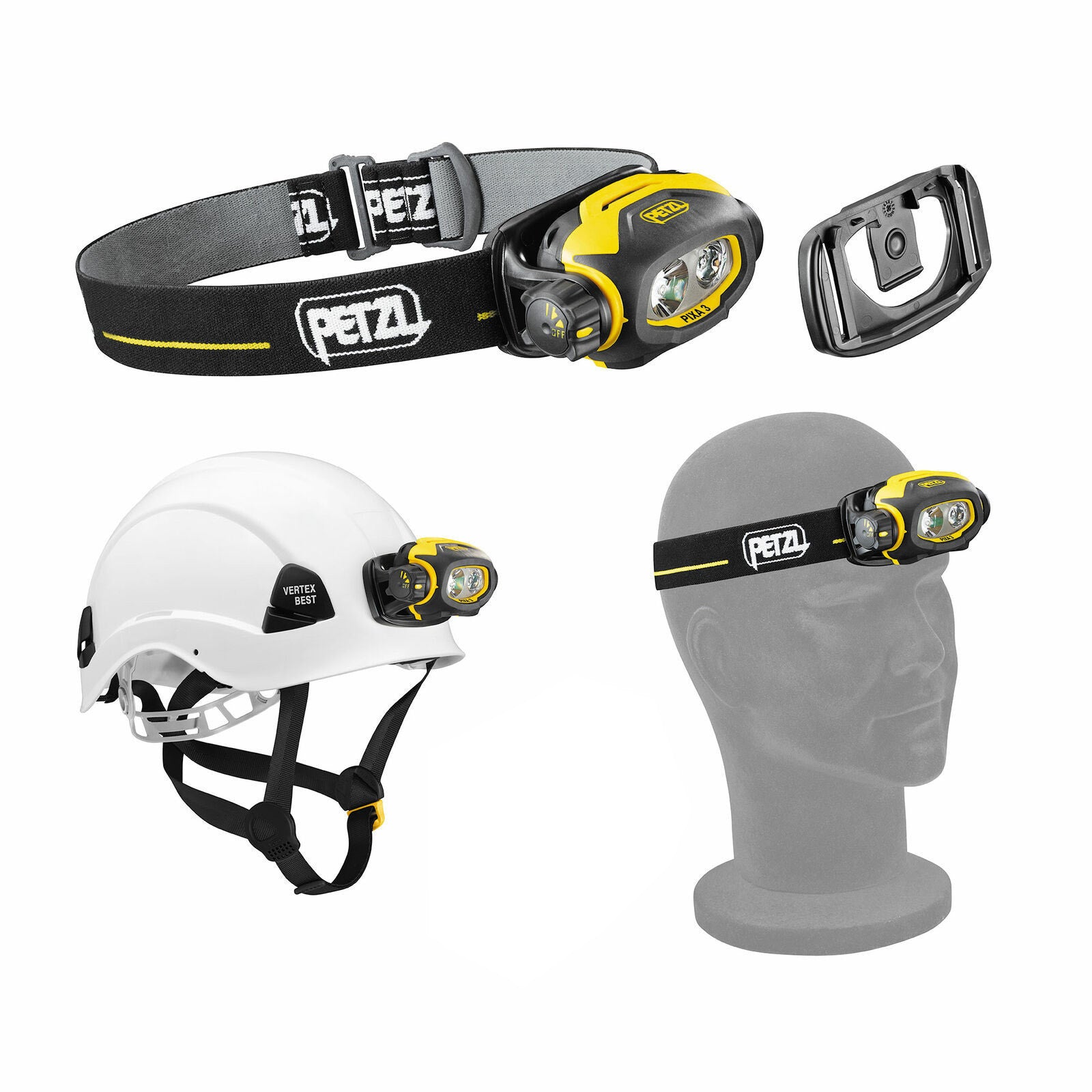 Petzl Pixa 3 Headlamp Headtorch (E78CHB2)