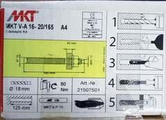 Hilti Anchor SS rod MKT V-A M16 20/165 (21507501)