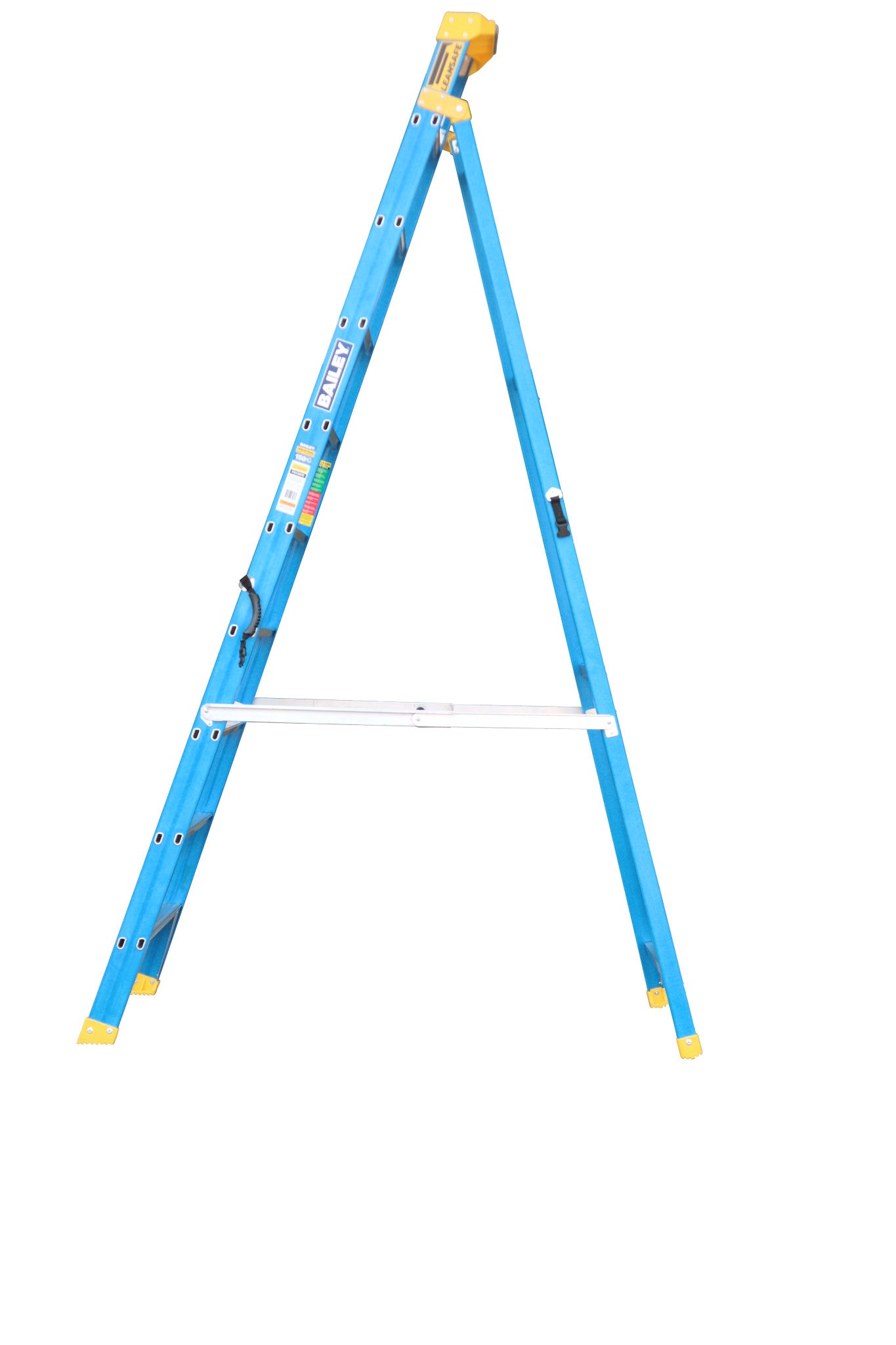 Bailey Ladders Pro Fibreglass Leansafe 10 150kg Industrial Punchlock - 3.0m