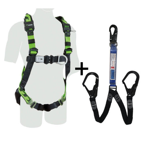 Miller AirCore S Harness & Twin Access Elasticated Lanyard (WLE2SNSD-HTCH)