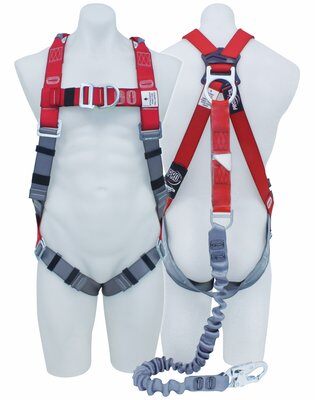 3M PROTECTA PRO LARGE Riggers Harness Elasticated Integral Lanyard & Snap Hook