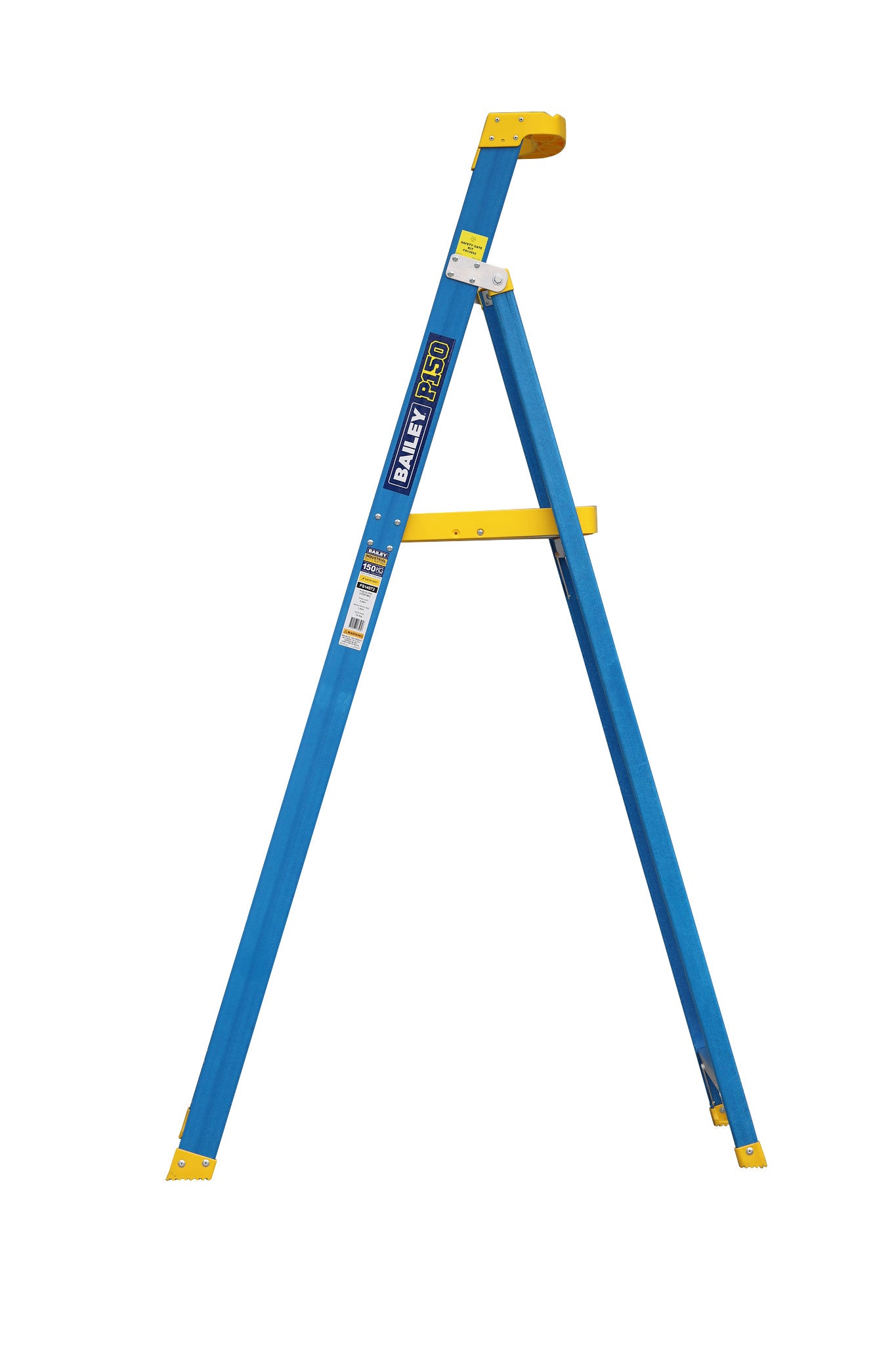 Bailey Ladders Heavy Duty Fibreglass P150-5 150kg Industrial Riveted - 1.5m