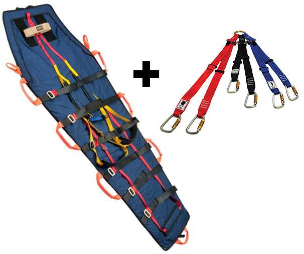 Ferno Vertical Rescue Stretcher plus VRS 6 Point Adjustable Lifting Bridle