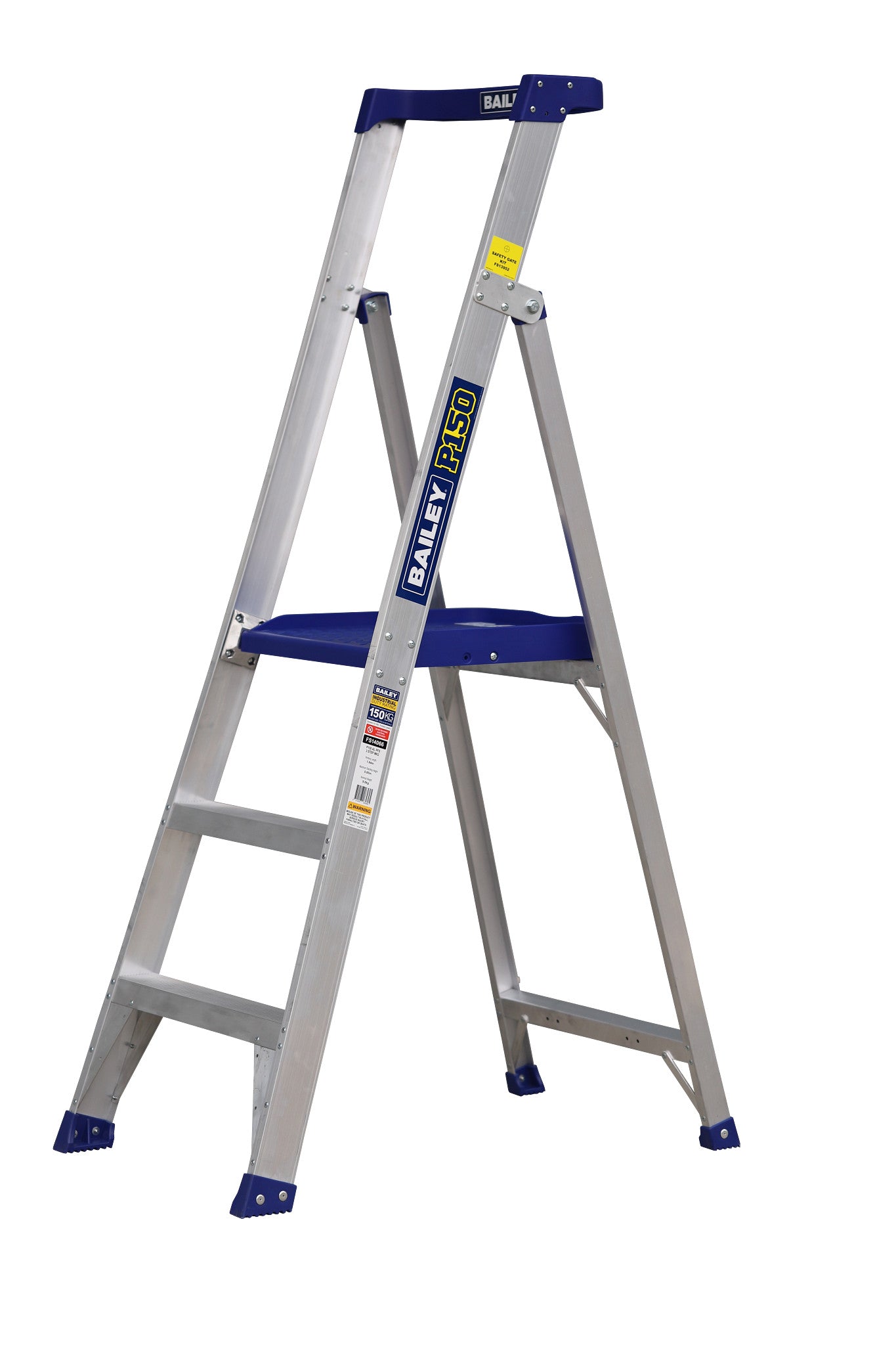 Bailey Ladders Heavy Duty Aluminium P150-3 150kg Industrial Riveted - 0.9m