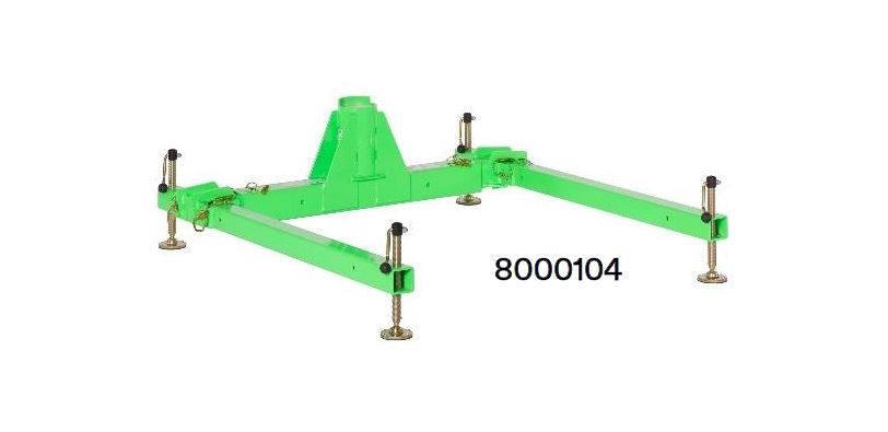 3M DBI-SALA 3 Piece Short Reach Davit Base High Capacity (8000104)