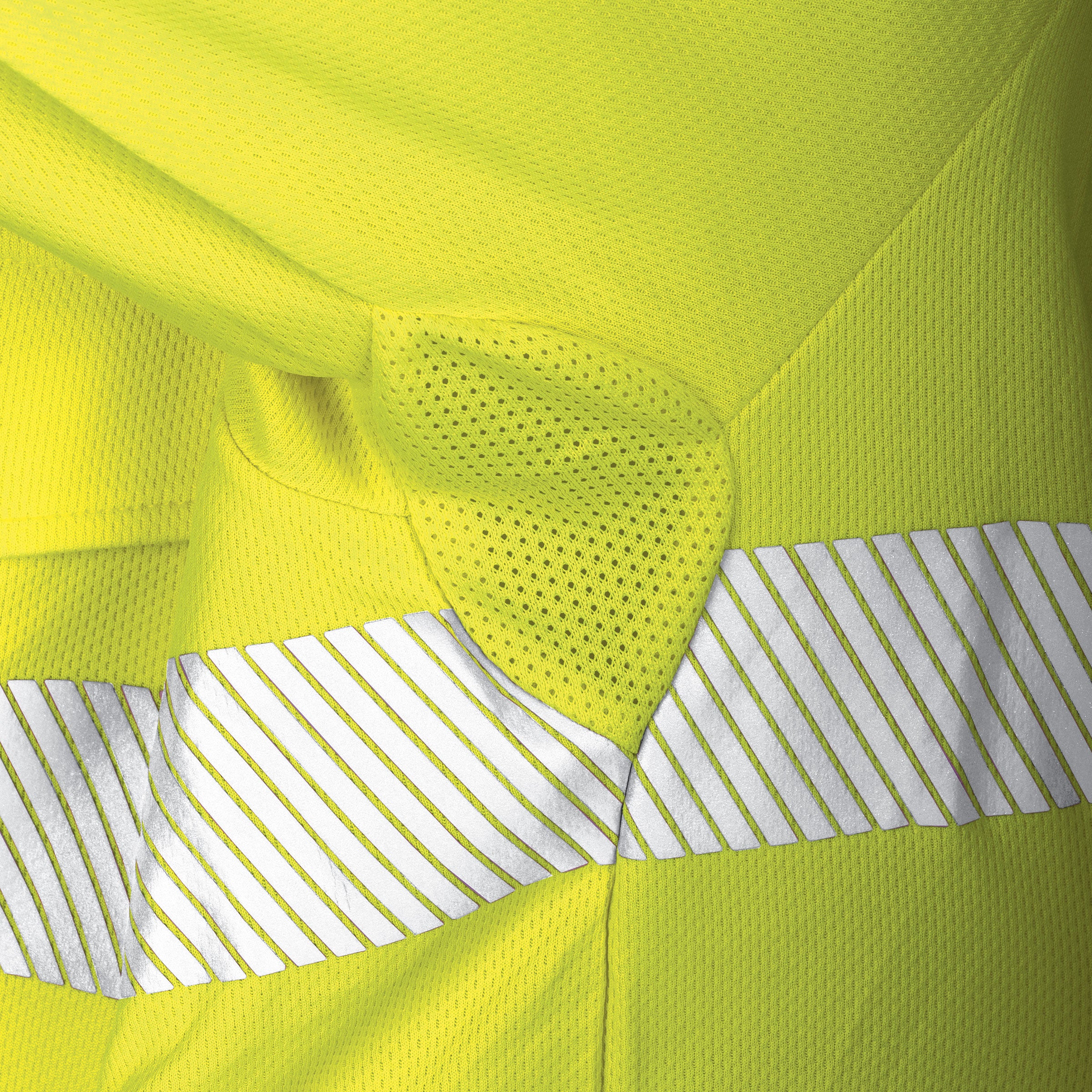 TRu Workwear Polo Women'S 175gsm Recycled Polyester Anti- Microbial Micromesh L/S Two Tone With Segmented Reflective Tape