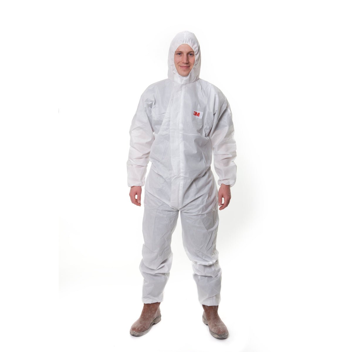 Large 3M Disposable Protective Coverall White Type 5/6 (4515) (4515-W-L)