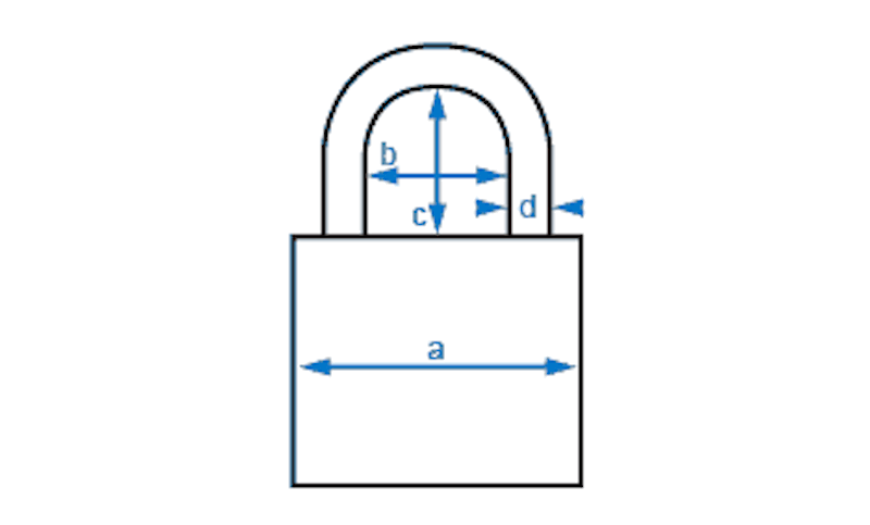 ABUS Safety Padlock Red - Keyed Alike - Pk 1