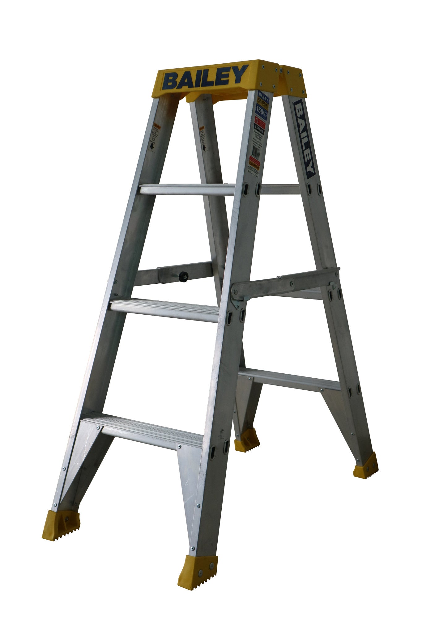 Bailey Ladders Pro Aluminium Double Sided4 150kg Industrial Punchlock - 1.2m