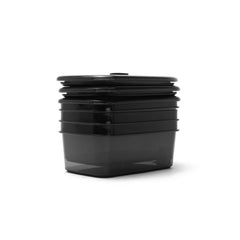 Rugged Xtremes 1100Ml Reusable Crib Container Set - Black