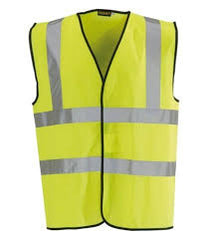 Large Safety Vest Waist Coat Hi Viz with 3M Reflective Tape