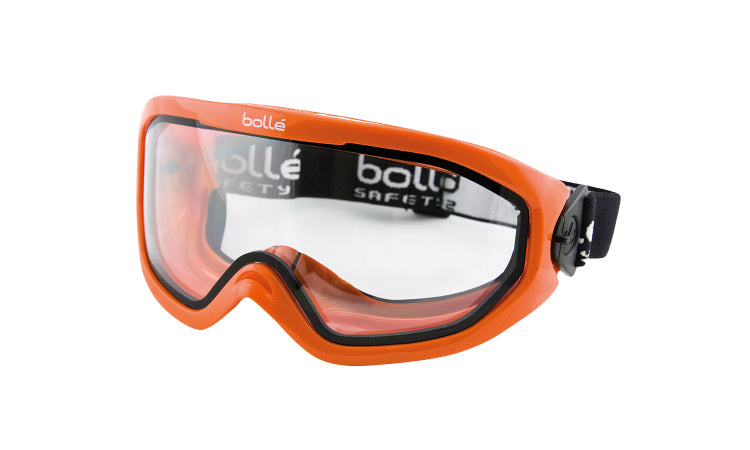 Bolle Safety Goggles BLAST DUO Clear Lens Top Vent Closed with Foam