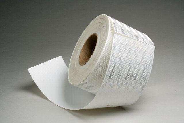3M Diamond Grade Conspicuity Markings 983-71NL Yellow, Kiss Cut at 450mm intervals, 100mm x 45.7m