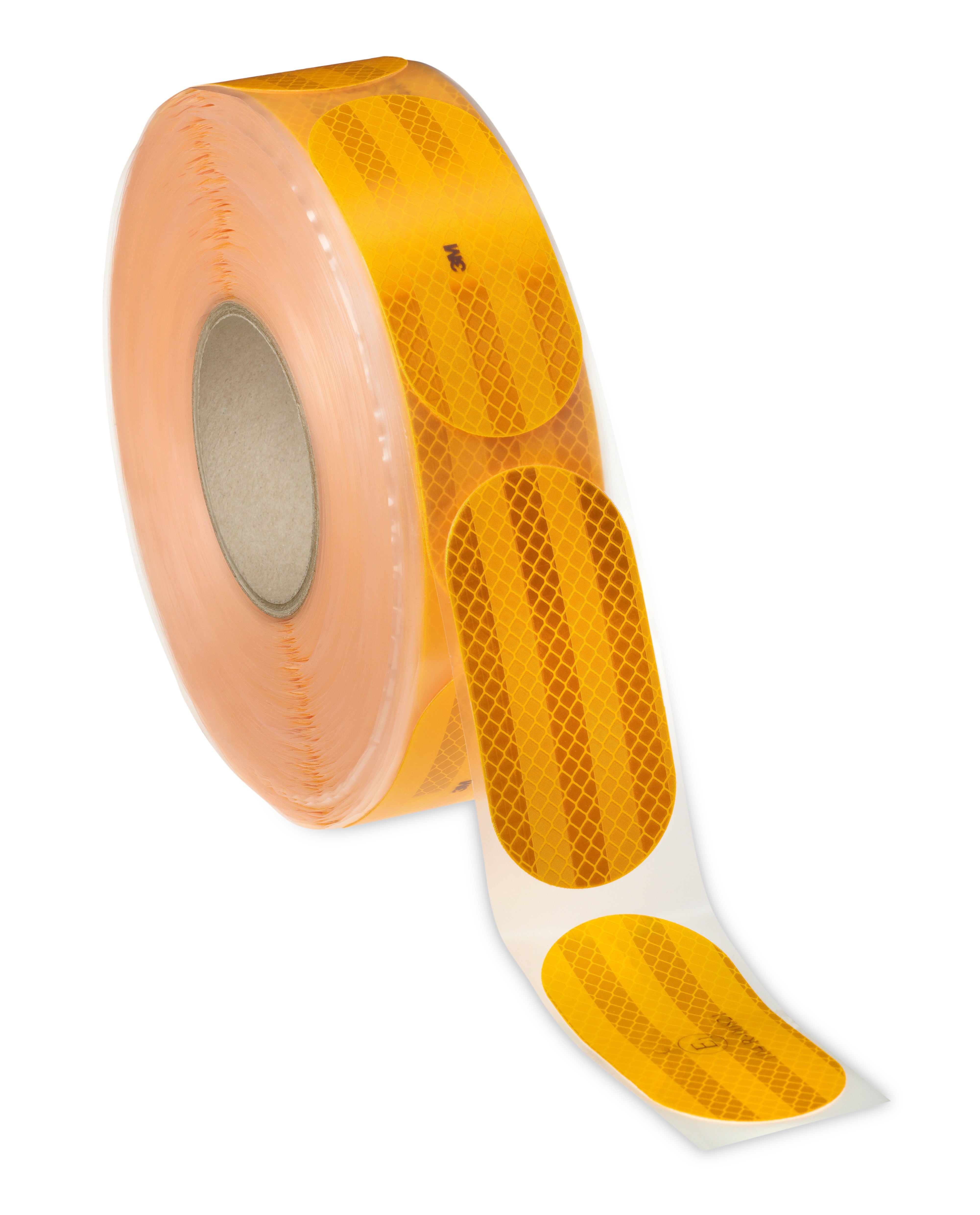 3M Diamond Grade Tanker Oval Conspicuity Markings 983-71S, Yellow, 50 mm x 45.7 m, 1 Roll/Case
