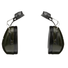 3M PELTOR Optime II Helmet Attach Earmuff H520P3GS/E, Green, Class 5 SLC80 29dB, 10 ea/Case