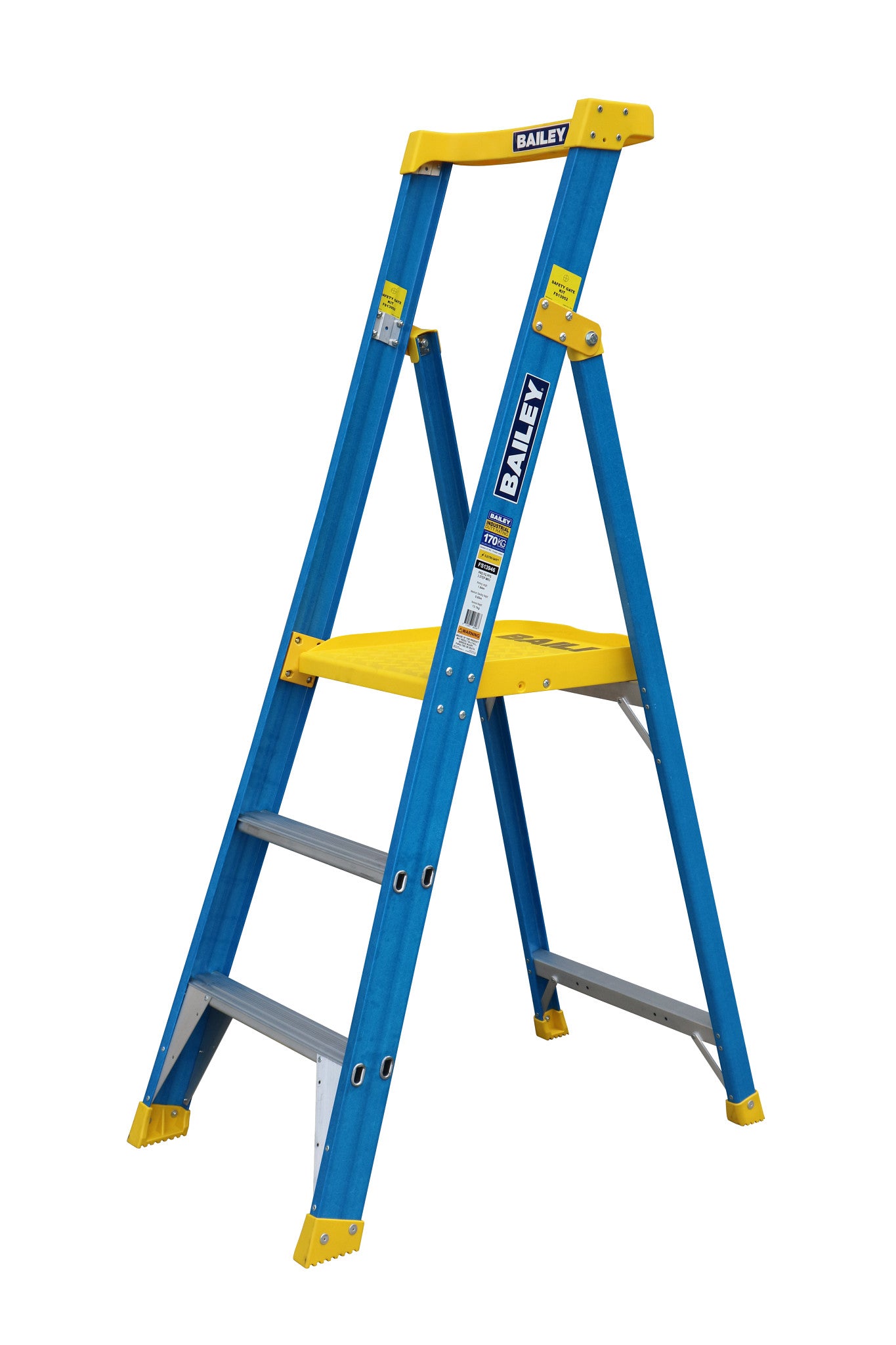 Bailey Ladders Pro Fibreglass PFS3 170kg Industrial Punchlock - 0.9m