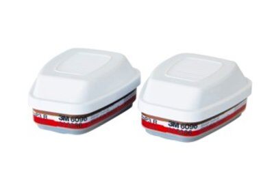 3M A1E1HgP3 Organic Vapour/Acid Gas/Mercury/Chlorine/Articulate Cartridge Filter (6096) Pk-2