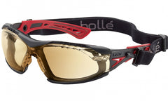 Bolle Safety Glasses RUSH+ SEAL assembled with Gasket & Strap