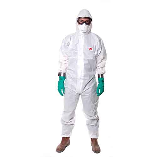 3XL 3M Disposable Protective Coverall White Type 5/6 (4515) (4515-W-3XL)