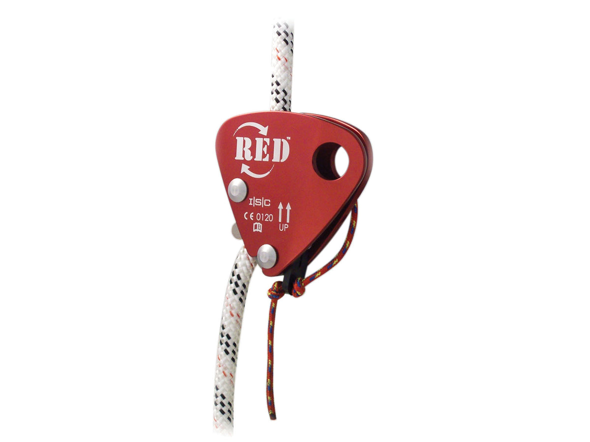 Red Backup Device with Fixed Tow Cord